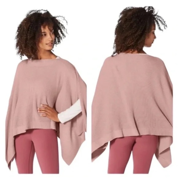 lululemon athletica Sweaters - lululemon athletica Blush Pink Poncho